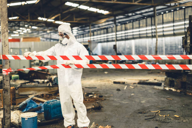 Professional Biohazard technician working in Brookline, NH